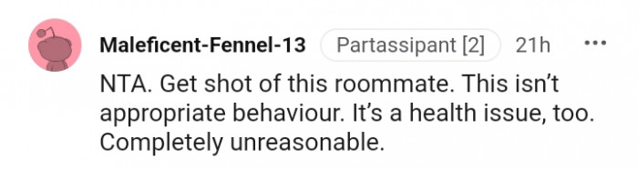 This is inappropriate behavior.