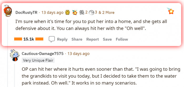 These Redditors are giving OP ideas on how to get revenge for what their mom did
