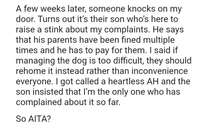 They Should Rehome the Dog If They Can't Manage It