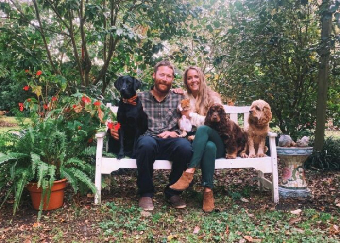 He spends a lot of time outdoors with his family