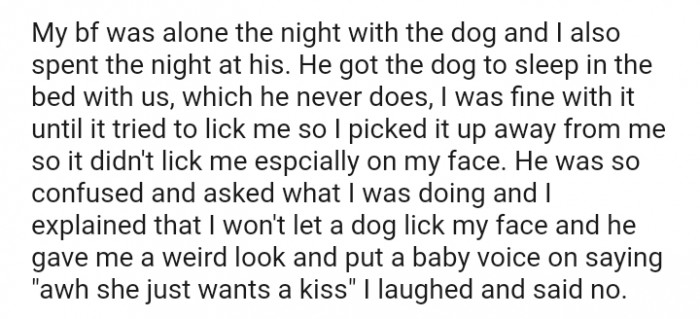 It did not pick me, especially on my face