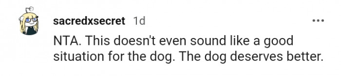 9. This is not a good situation for the dog