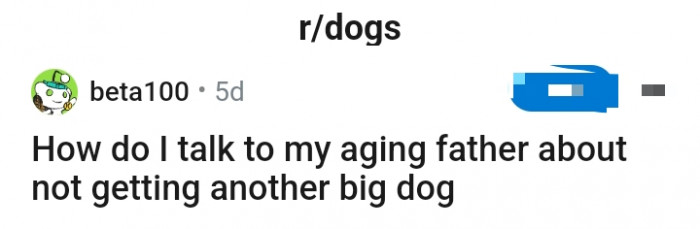 This Redditor is asking for advice