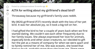 A Bizarre Problem Involving Boyfriend, Married Girlfriend, Dead Bird, And A Poem Leaves Redditors Baffled