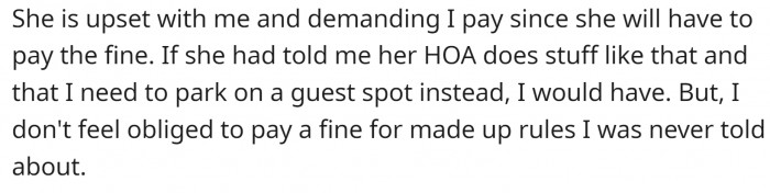 However, her friend now asks that OP pays for the ticket.