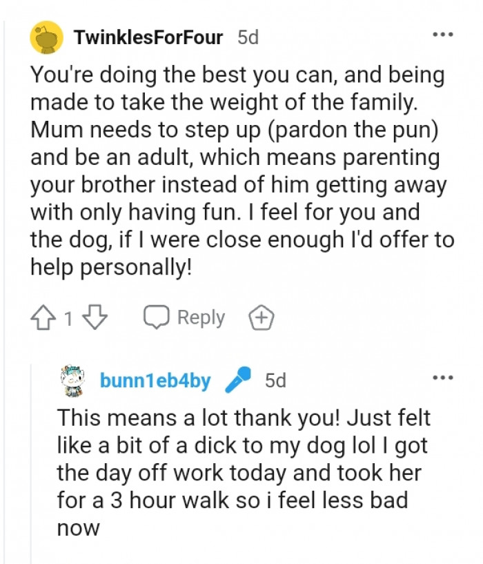 I feel for you and the dog