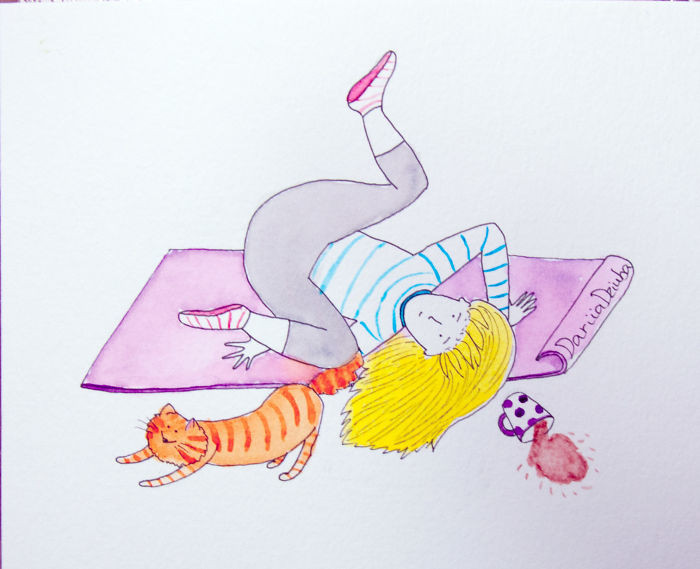 21. I'm Terrible At Yoga, But She's So Great At It