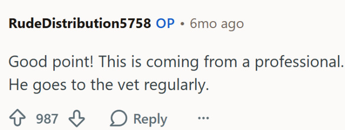 OP responded