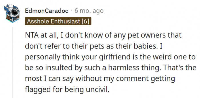 19. It's such a harmless thing.