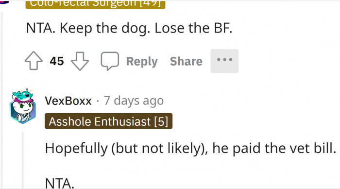 Redditors spoke their mind: