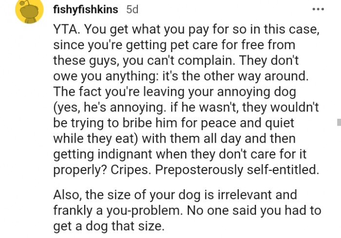 13. They Don't Owe You Anything