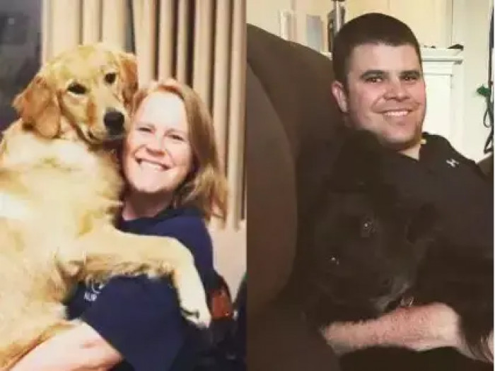 22. Both husband and wife have their own look-alikes